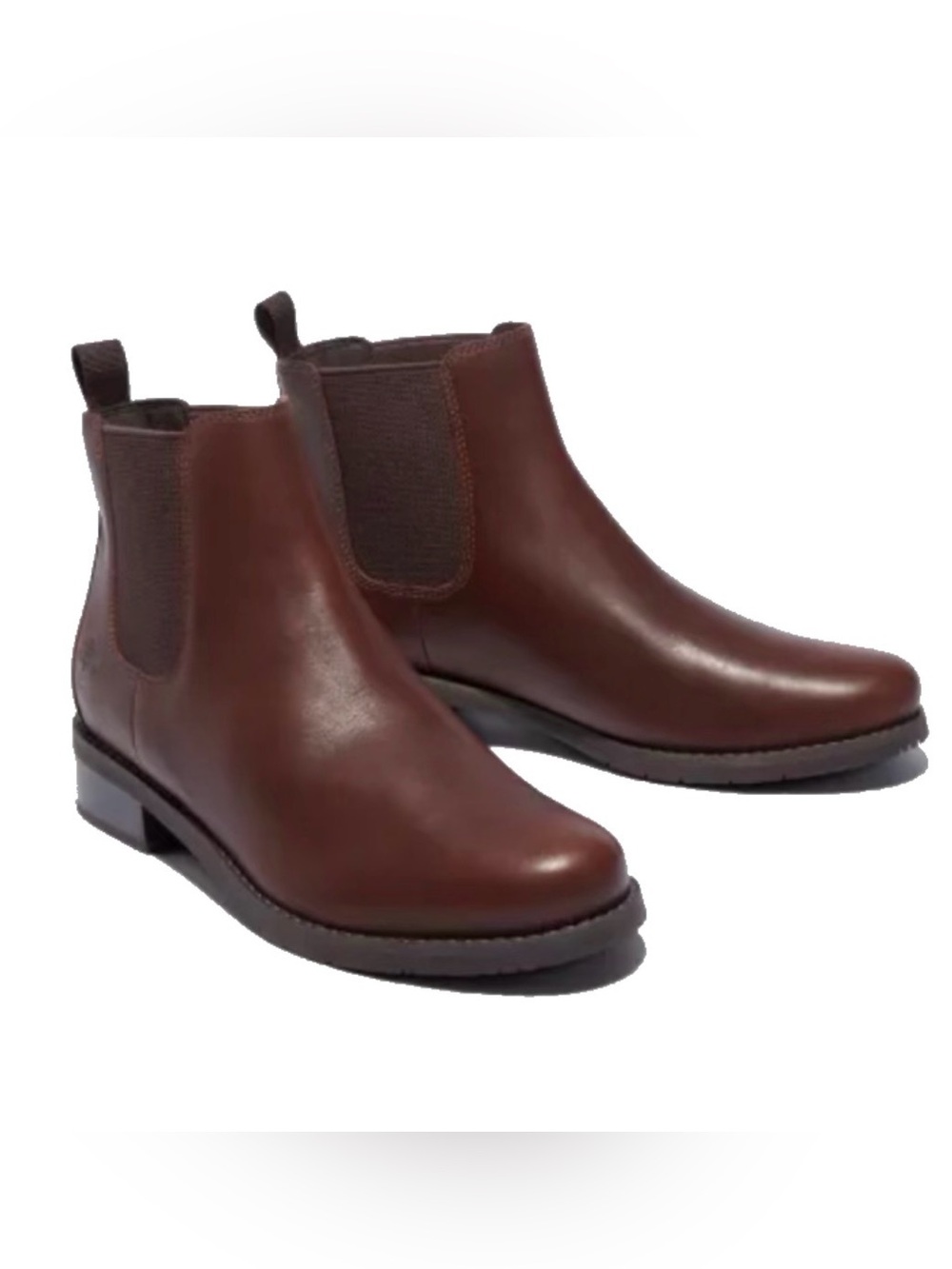 Timberland Brown Leather Verona Chelsea Boots Size 6.5